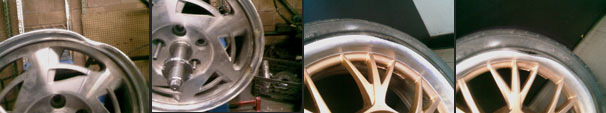 Images of Wheels needing Alloy Repair Services
